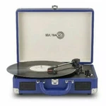 New Record Player 3-SPEED Stereo Turntable With Playing Function Blue Suitcase. Fixed Price $75.00.