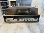 Milovac Am Fm Radio Eight Track Stereo Bsr Phonograph Turntable RA-1151 Vintage. Fixed Price $66.99.