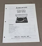 Mitsubishi Turntable DP-620 Service Manual D-4273. Fixed Price $64.95.