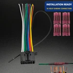 New Wire Harness For Jvc KW-V350BT KWV350BT Car Receiver Kit With Connectors. Fixed Price $10.95.