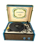 Vintage Columbia Masterwork Solid State Model M-2201 Phonograph Record Player. Fixed Price $39.99.
