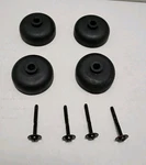 Jvc Genuine Oem Bottom Cushion W/ Screws Belt Drive Turntable AL-A95BK. Fixed Price $9.99.