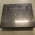 Vintage Bsr Quanta 450SX Vinyl Record Player Lid W/hinges. Fixed Price $55.00.
