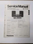 Panasonic SE-1510 3 In Stereo Music Center Service Manual D-4991. Fixed Price $54.95.