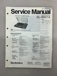 Technics SL-B921A Original Service Manual Free Shipping. Fixed Price $14.00.
