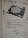 Sf 1950'S Sams Photofact Elac (miracord) Model XA-100 Bis. Fixed Price $15.99.