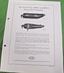 Garrard Headshell For Rc 80 & 88 + Pt # MPM1 2 Sales Sheet Info. Fixed Price $19.95.