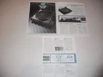 Sansui XP-99 Turntable Brochure, 3 Pg, Specs, Info, Pictures, 1988. Fixed Price $9.99.