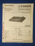 Fisher MT-223A MT-228 MT-229 Turntable Service Manual Factory Original. Fixed Price $7.48.
