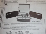 Original Sams Photofact Manual Westinghouse H-68ACS1, H-68ACS2, H-69ACS1 (560). Fixed Price $6.99.