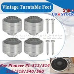 Vintage Turntable Replacement Feet For Pioneer PL-518 PL-540 PL-560/512/514/516. Fixed Price $33.99.