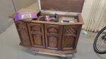 Vintage Tanglewood Record Player Console With Am/fm Radio 8 Track. Fixed Price $300.00.