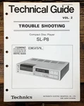 Technics SL-P8 Cd Player Troubleshooting Manual *original*. Fixed Price $24.97.