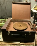 Vtg 2 Tube Record Player Trav-ler Karenola Radio & Television Corp Model 7003. Fixed Price $37.95.