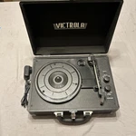 Victrola Suitcase Record Player Turn Table. Fixed Price $30.00.