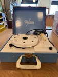 Vintage 1960'S Tele-tone Living Phonograph Kids Record Player With Box. Fixed Price $45.00.