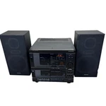 Magnavox Compact Disc/cassete System Ah 194 M3701 W/ Bookshelf Speakers Read. Fixed Price $79.99.