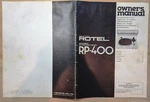 Vintage Rotel RP-400 Stereo Belt Drive Turntable Owners Manual Printed Japan. Fixed Price $15.00.