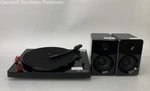 Victrola ITUT-420 Bluetooth Turntable With Pair Of Speakers Tested. Fixed Price $29.99.