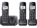 Pana.sonic Dect 6.0 Expandable Cordless Phone System With Answering Black. Fixed Price $65.00.