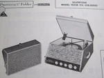Silvertone 1053B Phonograph Photofact. Fixed Price $5.00.
