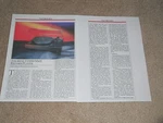 Thorens TD280 Mkii Turntable Review, Pg, 1989, Full Test, Specs, Info. Fixed Price $9.99.