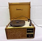 Vintage Decca Palm Beach Vii Portable Mono Record Player, Model DPS-17.. Fixed Price $103.21.