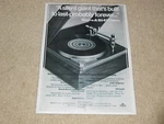 Empire 598 Ii Turntable Ad, 1973, Page, Frame It!. Fixed Price $9.99.
