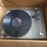 Vintage Luxman 264 Turntable W/ Dust Cover Auto Lift-up Direct-drive Player. Fixed Price $550.00.