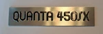 Bsr Quanta 450SX Turntable Name Plate Badge Embossed Metal Replacement Part. Fixed Price $8.98.