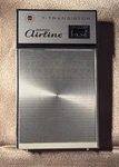 Vintage Montgomery Wards Airline 7-TRANSISTOR Radio Tested. Fixed Price $34.99.