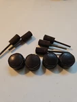 Lot Of 9 Motorola 71A Tuning And Volume Knobs. Fixed Price $30.00.