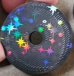 Groovy Stars Reflective 45 Rpm 7 Universal Record Player Adapter Fits All. Fixed Price $14.99.
