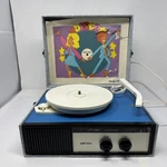 For Parts Vintage Dejay SP-24 Portable Record Player Phonograph Blue Disco. Fixed Price $19.99.