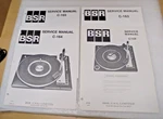 Bsr C159, C163, C164, C165 ( Service Manuals )turntable, Original Copy!. Fixed Price $40.00.